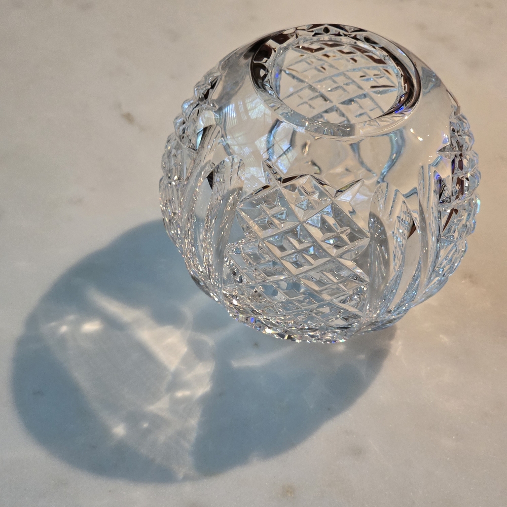 Waterford Clear Crystal Vase